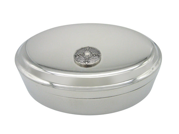 Medieval Shield Pendant Oval Trinket Jewelry Box