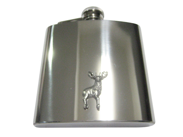 Medium Full Stag Deer 6oz Flask