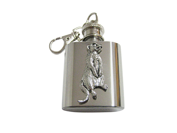 Meerkat 1 Oz. Stainless Steel Key Chain Flask