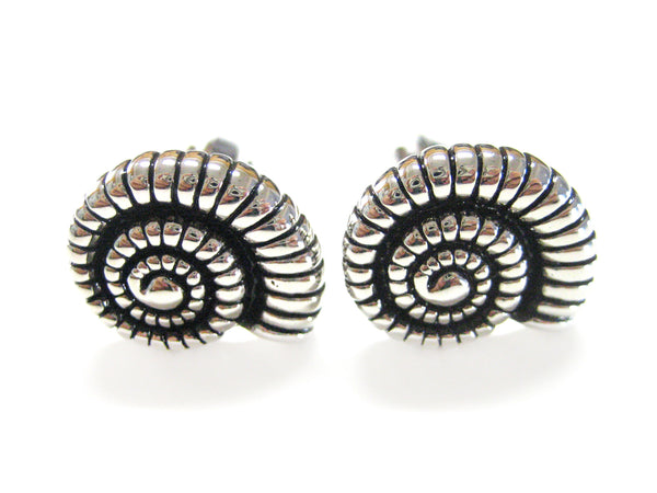 Metal Ammonite Cufflinks