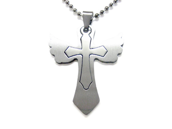 Metal Cross Pendant Necklace