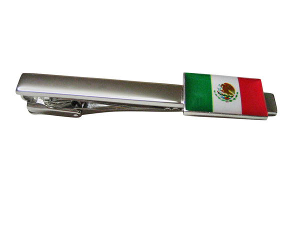Mexico Flag Square Tie Clip