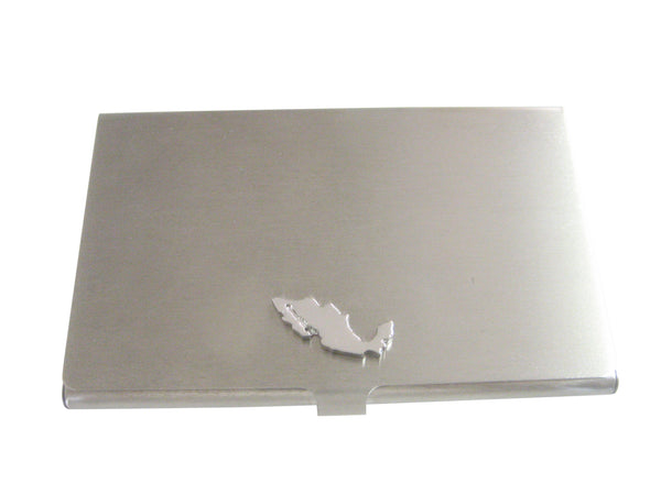 Mexico Map Shape Business Card Holder