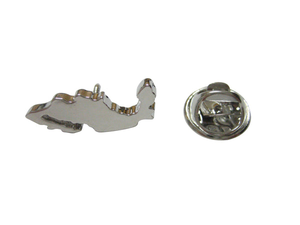 Mexico Map Shape Lapel Pin