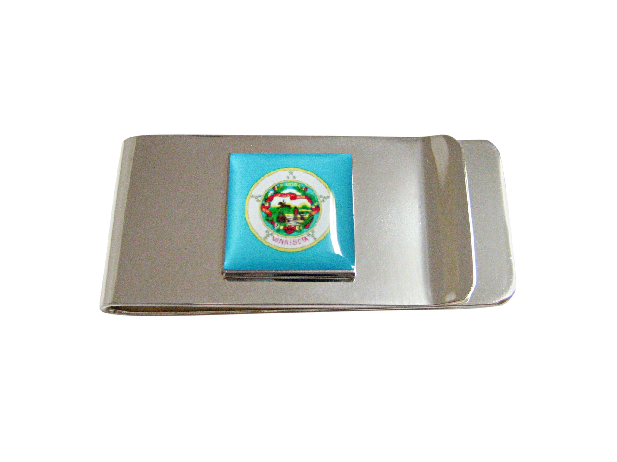 Minnesota State Flag Pendant Money Clip