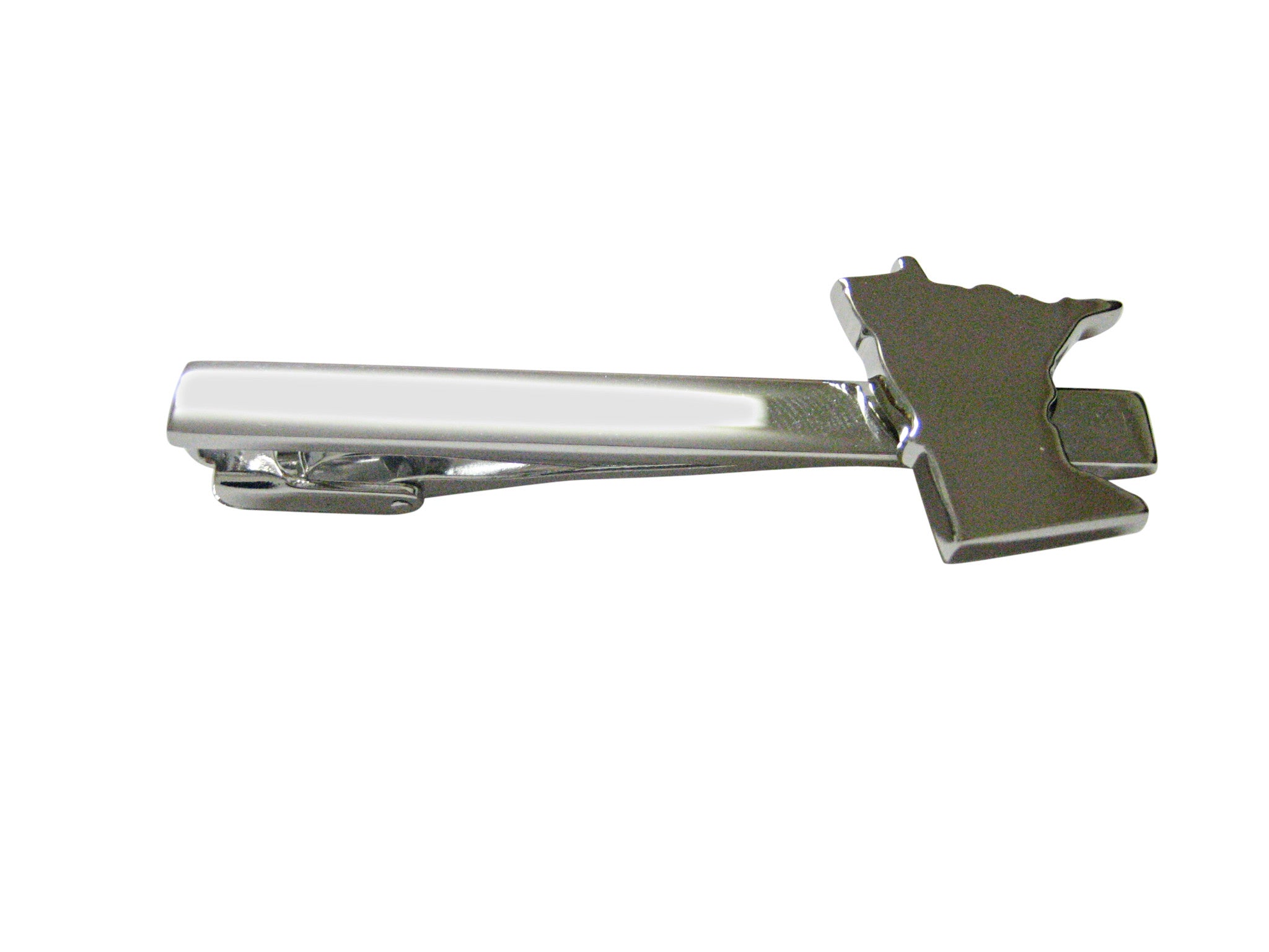 Minnesota State Map Shape Square Tie Clip
