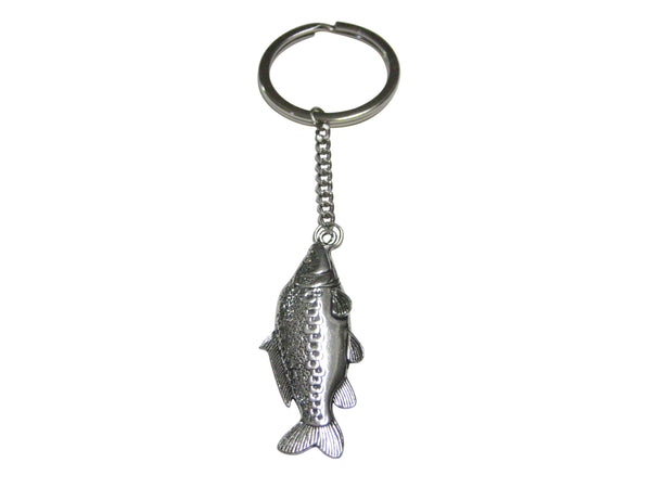 Mirror Carp Fish Pendant Keychain