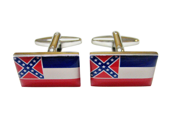 Mississippi State Flag Cufflinks
