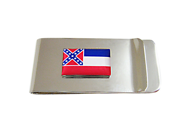 Mississippi State Flag Pendant Money Clip