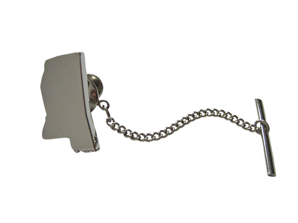 Mississippi State Map Shape Tie Tack