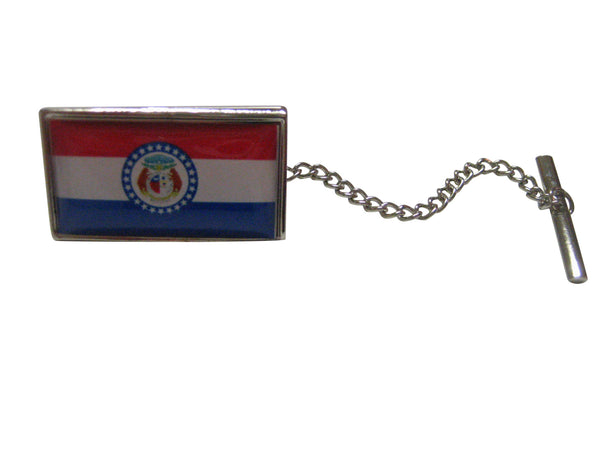 Missouri Flag Design Tie Tack