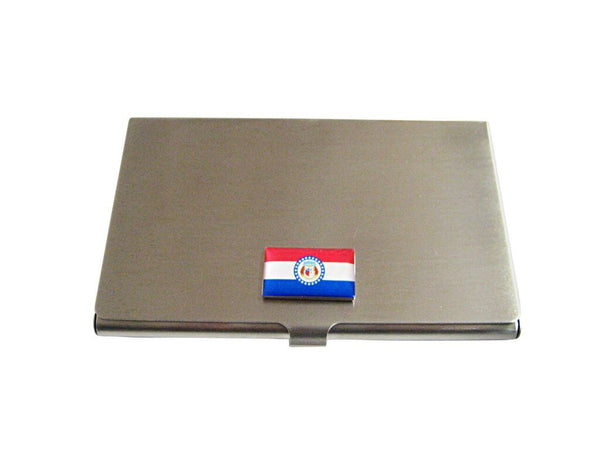 Missouri State Flag Business Card Holder