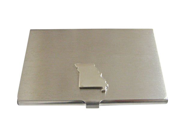 Missouri State Map Shape Business Card Holder