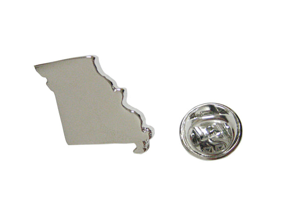 Missouri State Map Shape Lapel Pin