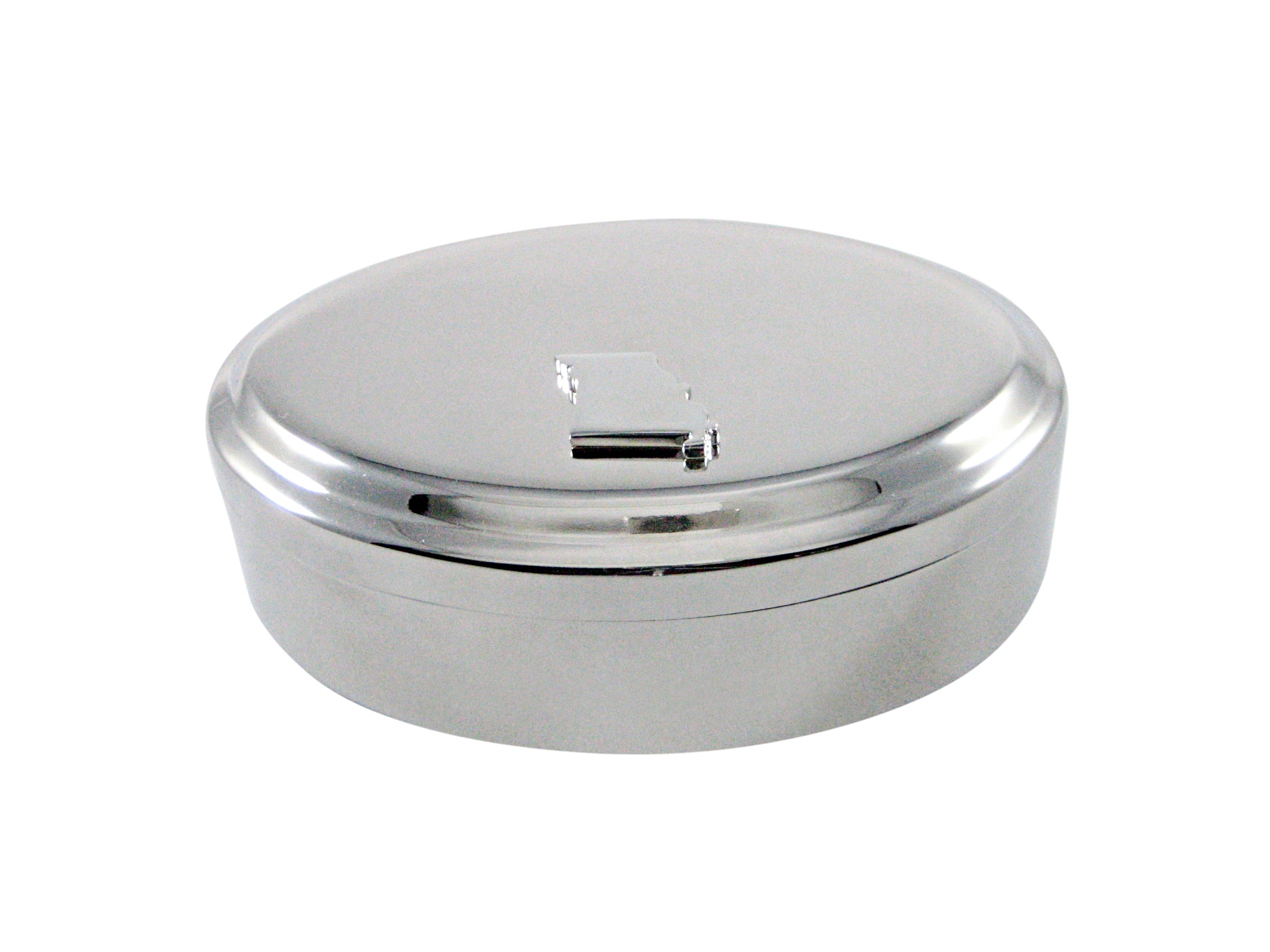 Missouri State Map Shape Pendant Oval Trinket Jewelry Box