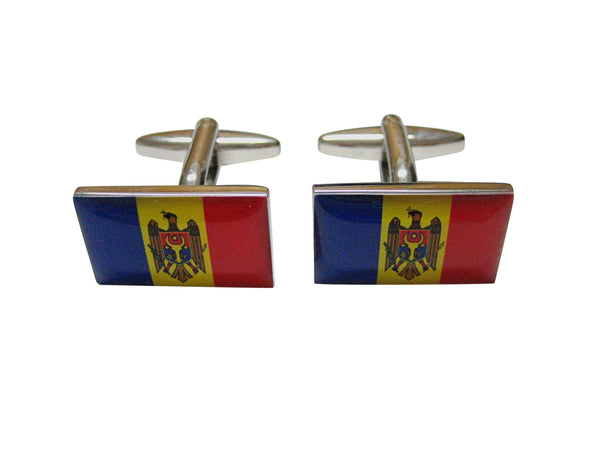 Moldova Flag Cufflinks