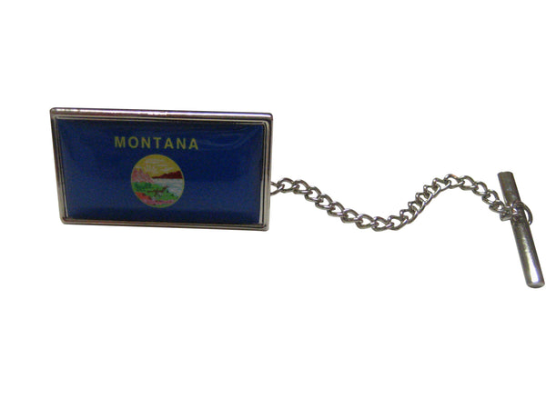 Montana Flag Design Tie Tack