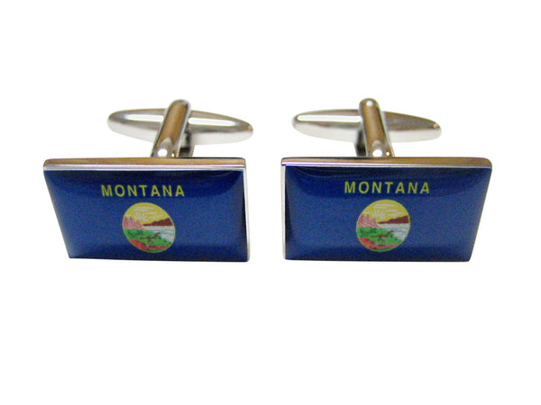 Montana State Flag Cufflinks