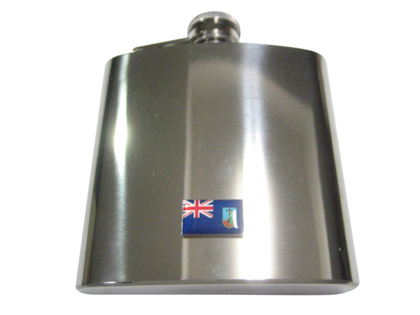Montserrat Flag 6oz Flask