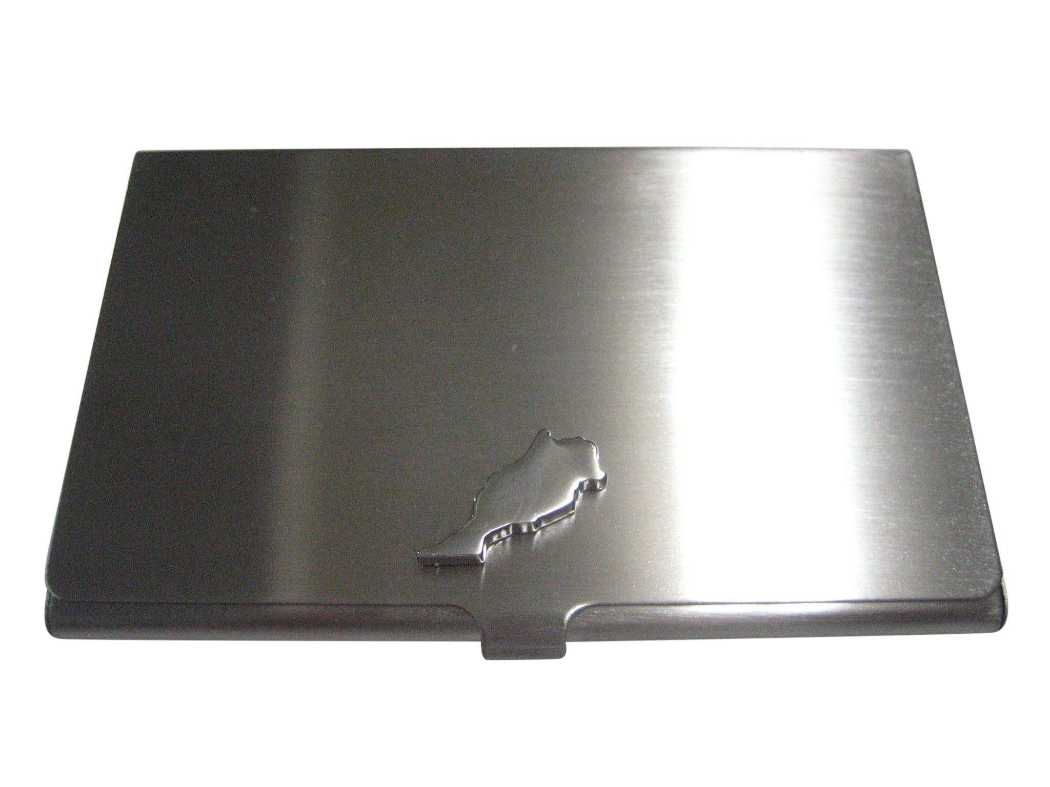 Morocco Map Shape Business Card Holder