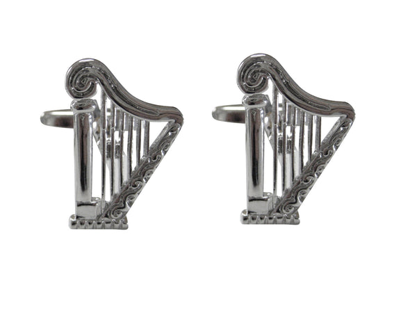 Musical Harp Cufflinks