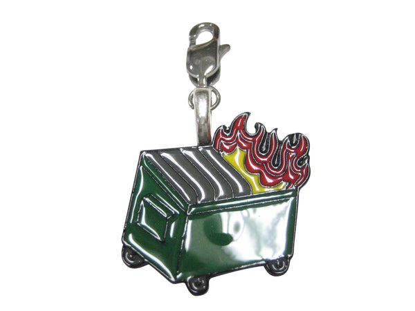 My Life Is A Dumpster Fire Pendant Zipper Pull Charm