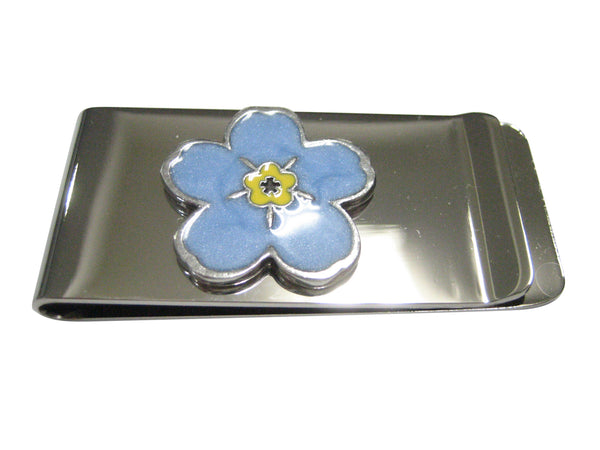 Myosotis Sylvatica Forget Me Not Flower Money Clip