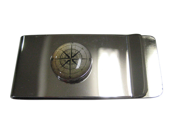 Nautical Compass Navigation Money Clip