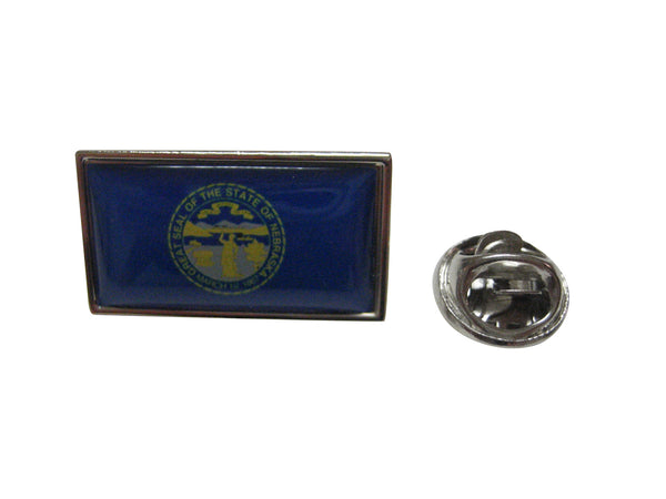 Nebraska Flag Design Lapel Pin