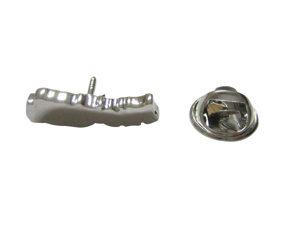 Nepal Map Shape Lapel Pin