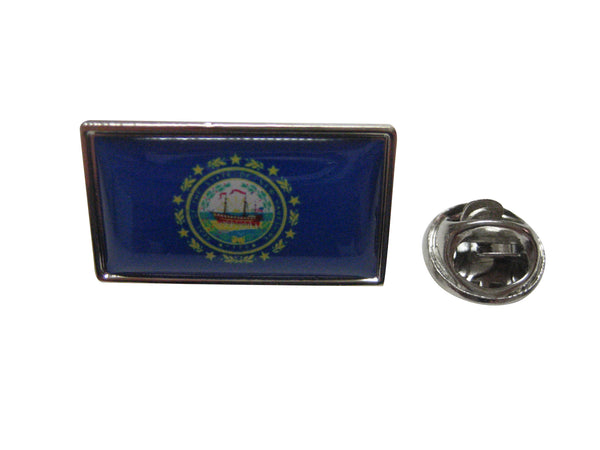 New Hampshire Flag Design Lapel Pin