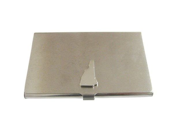 New Hampshire State Map Shape Business Card Holder