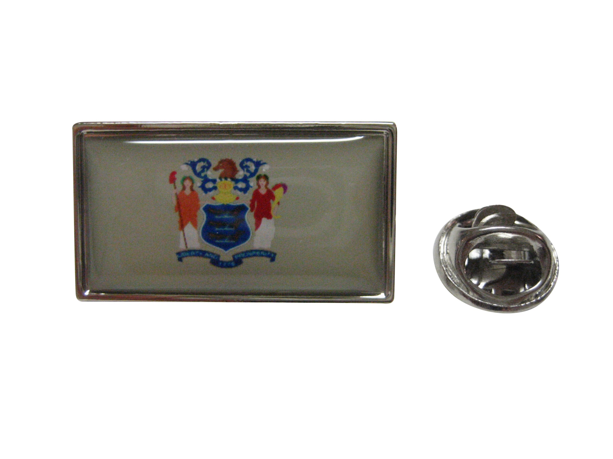 New Jersey Flag Lapel Pin