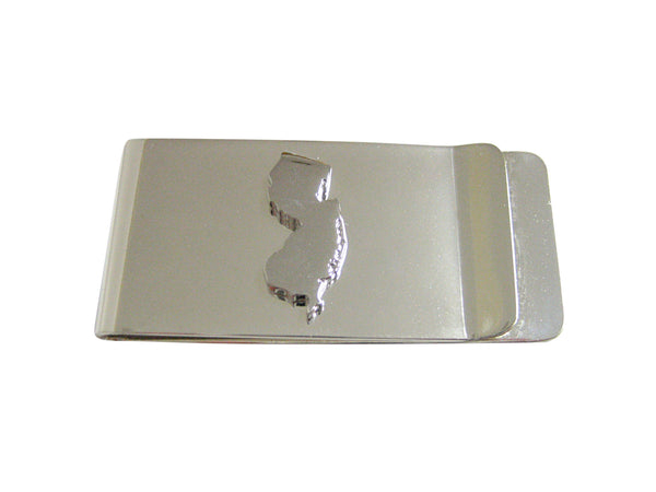 New Jersey State Map Shape Money Clip