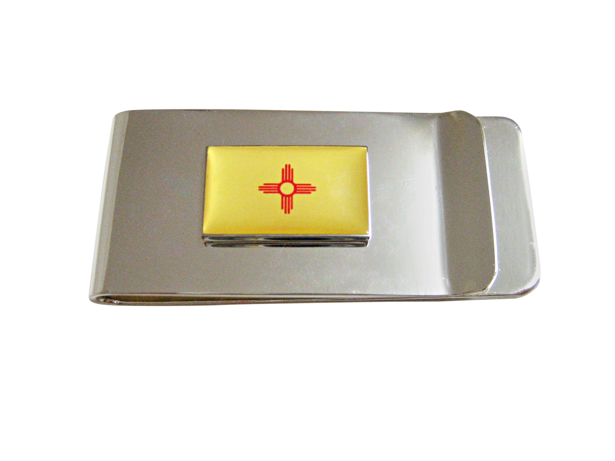 New Mexico State Flag Pendant Money Clip