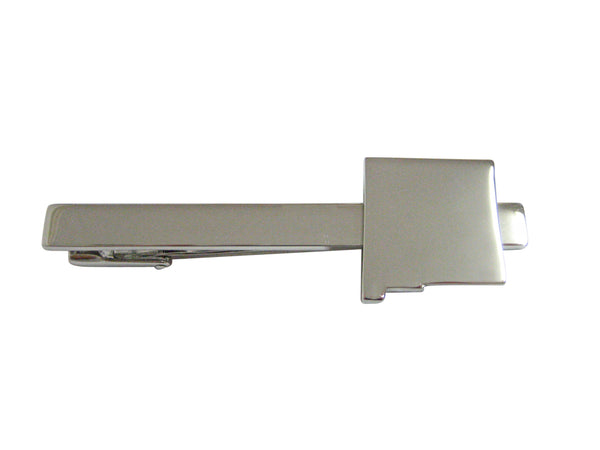 New Mexico State Map Shape Square Tie Clip