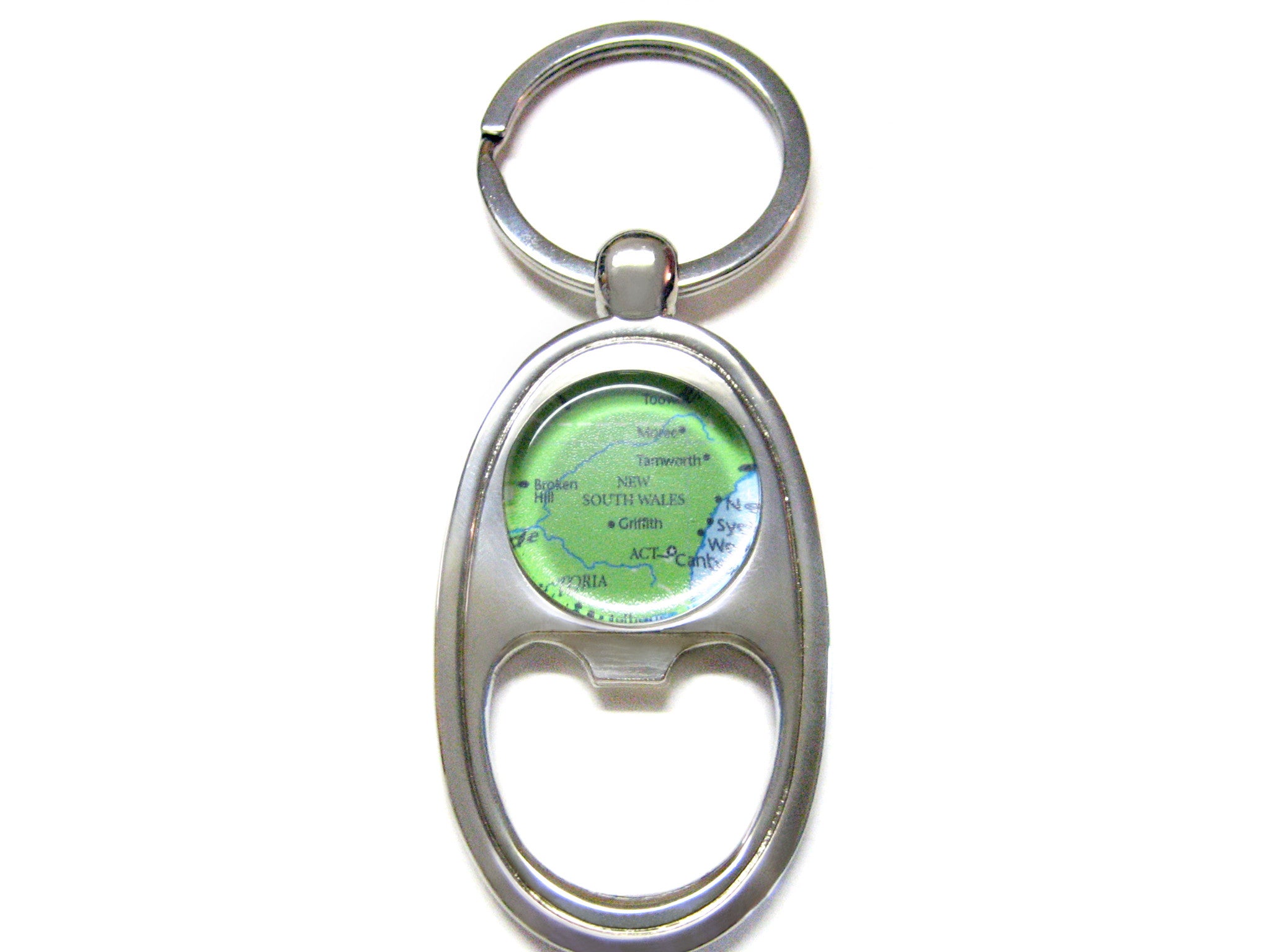 New South Wales Map Bottle Opener Key Chain
