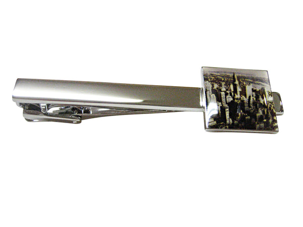 New York City Skyline Square Tie Clip