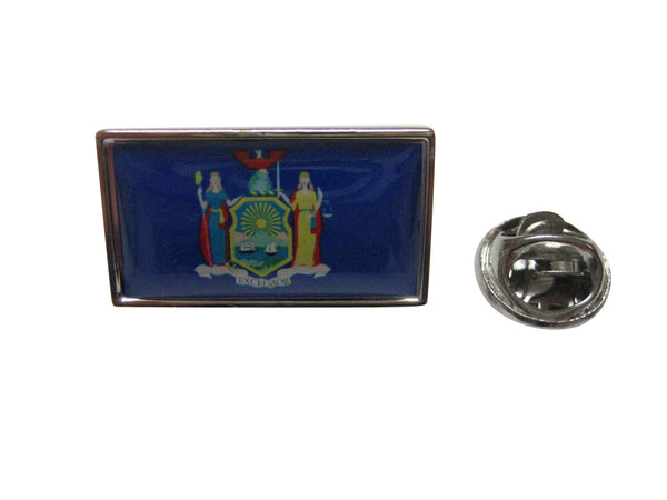 New York Flag Design Lapel Pin