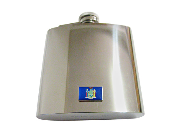 New York State Flag 6 Oz. Stainless Steel Flask