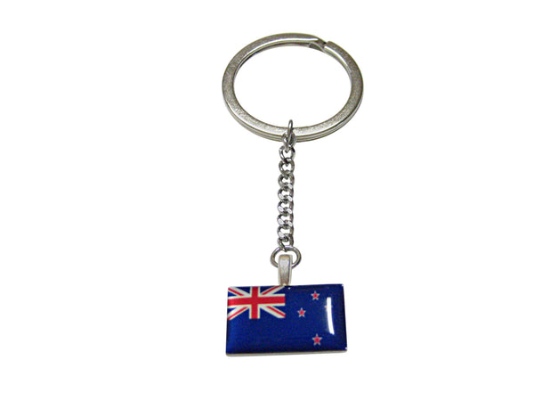 New Zealand Flag Pendant Keychain