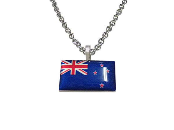 New Zealand Flag Pendant Necklace