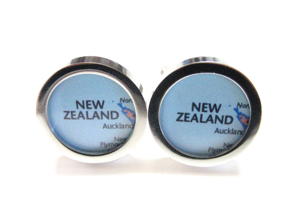 New Zealand Map Cufflinks