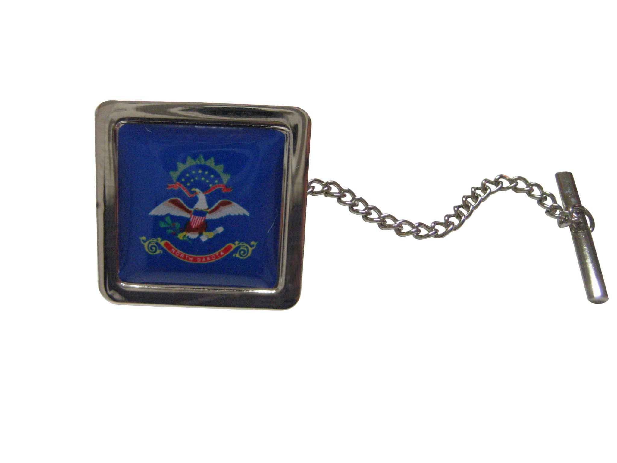 North Dakota Flag Design Tie Tack