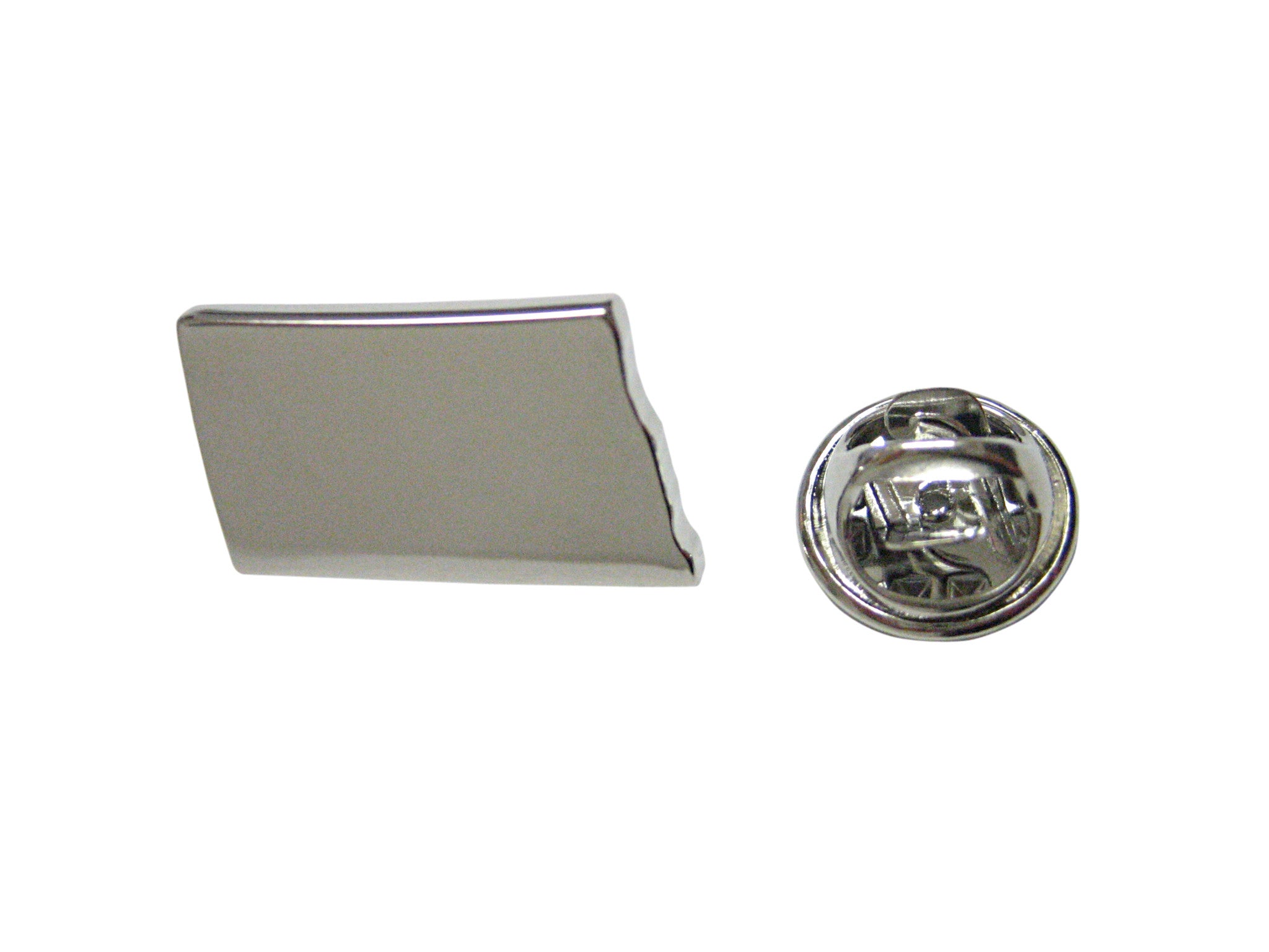 North Dakota State Map Shape Lapel Pin
