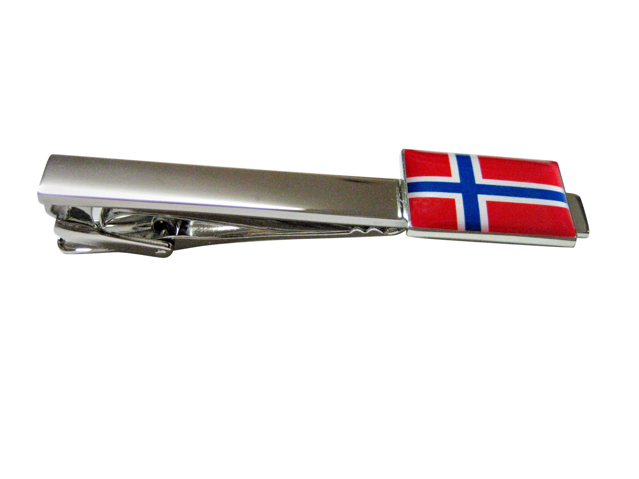 Norway Flag Square Tie Clip