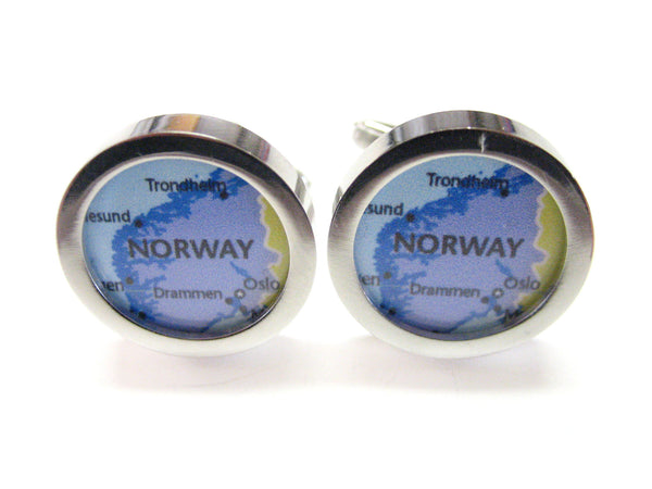 Norway Map Cufflinks