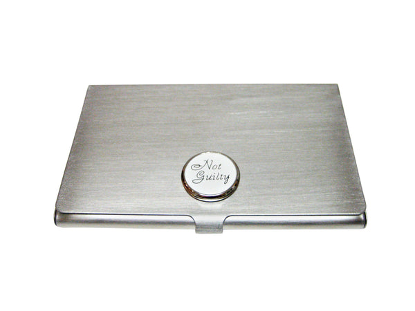 Not Guilty Law Business Card Holder