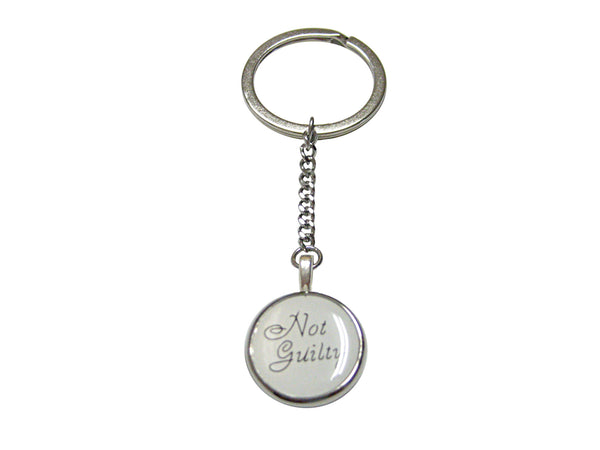 Not Guilty Law Pendant Keychain
