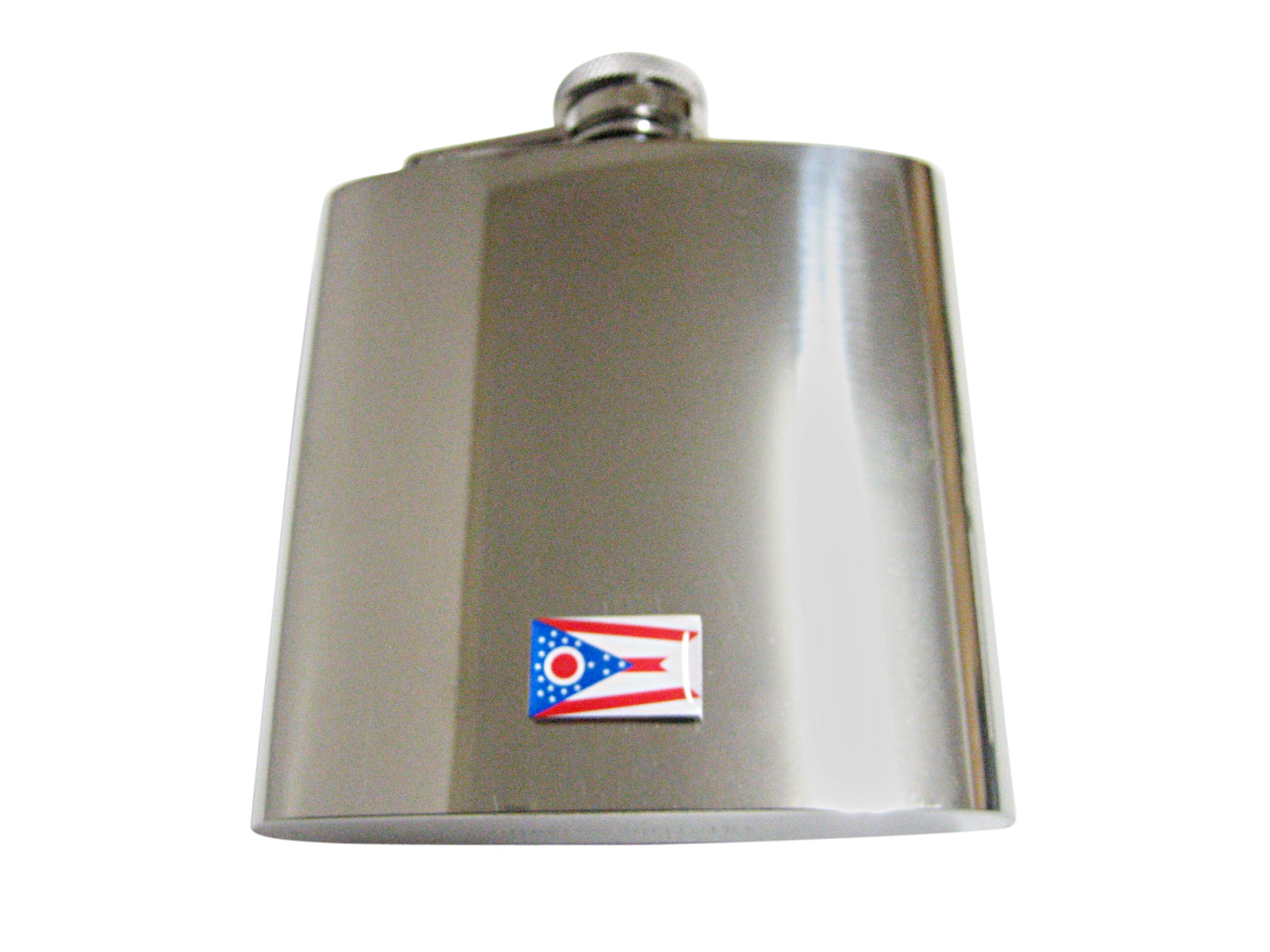 Ohio State Flag Pendant 6oz Flask